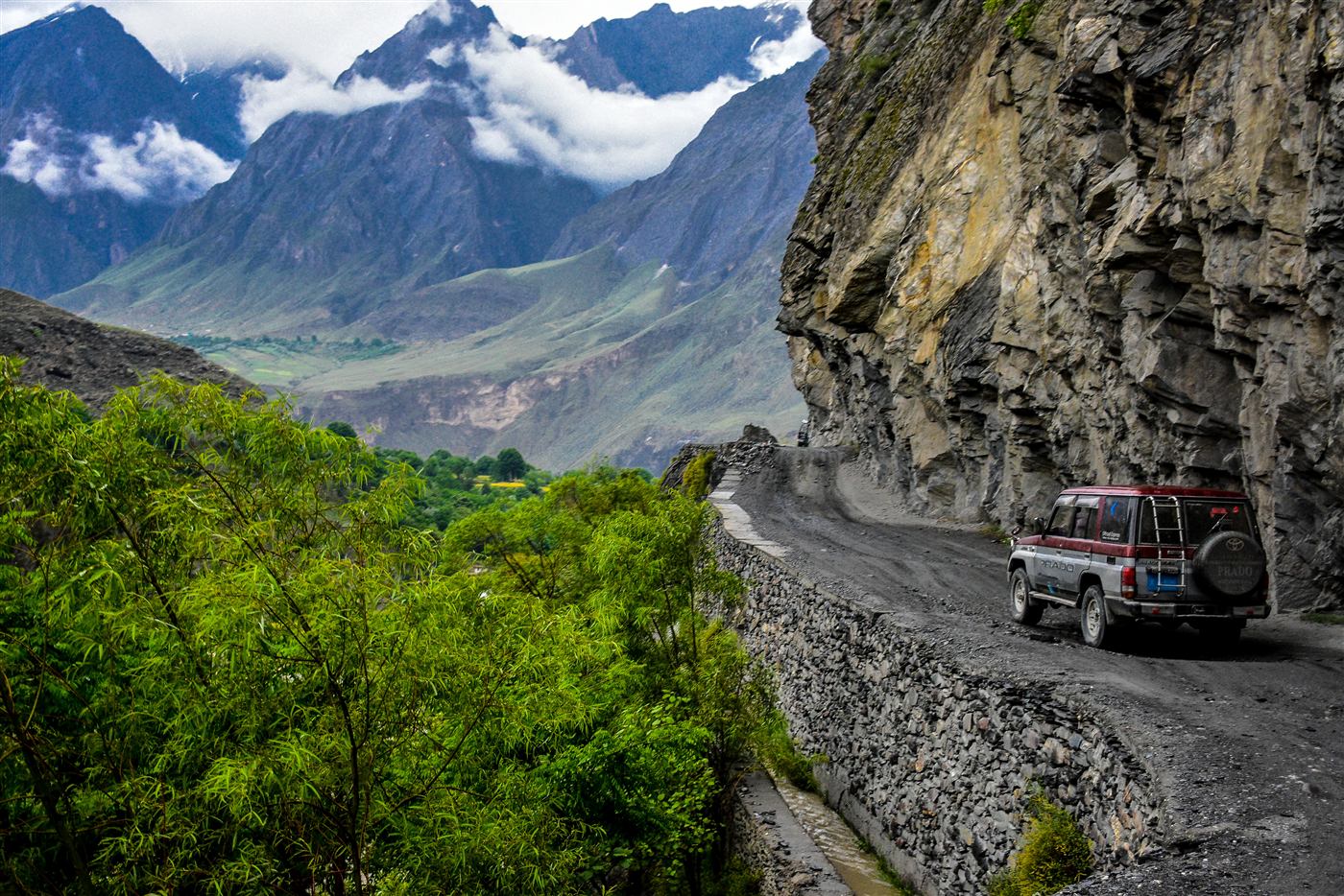 The road leading into the Kalash Valley, Chitral